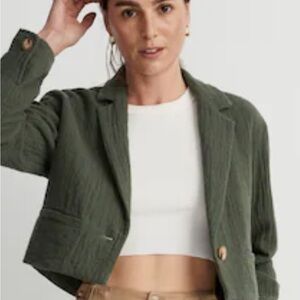 MADEWELL Cropped blazer NWT!